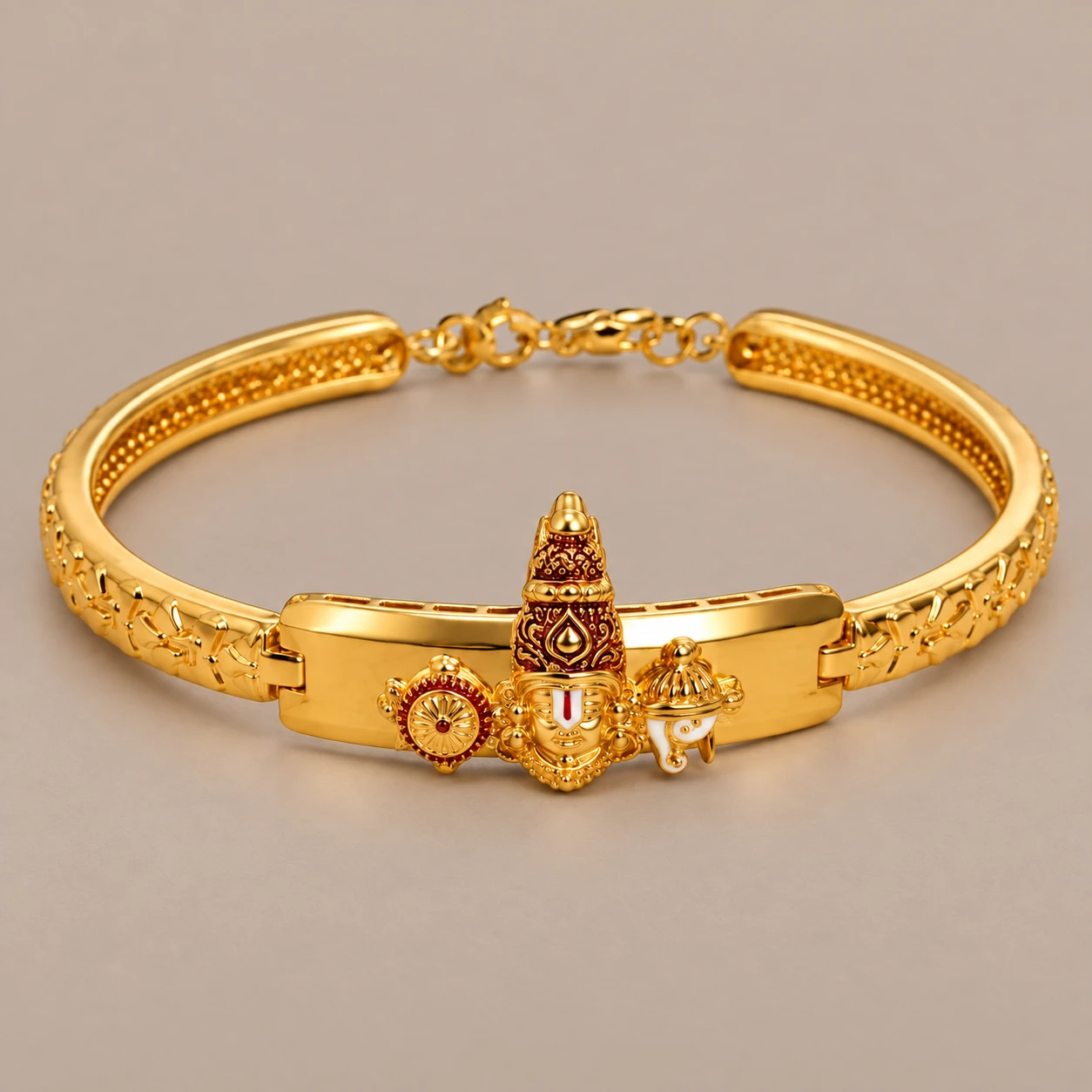 22K Pure Gold Men’s Bracelet